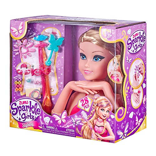 ZURU Sparkle Girlz Barbie Frisierkopf, one Size von Zuru
