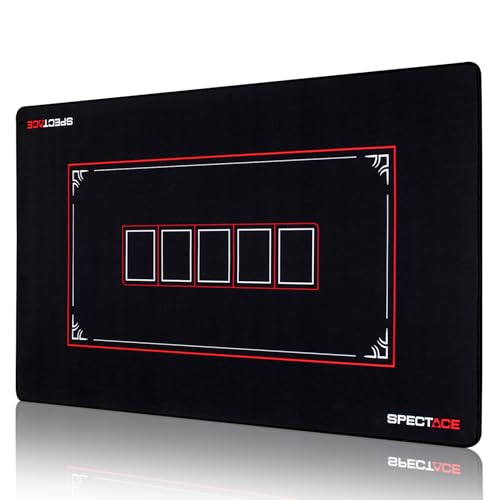 SPECTACE Pokermatte 100 x 60 cm, Ideal für Poker, Pokertisch, Pokerkarten und Pokerchips - Professionelle Spielmatte für Poker Set, Casino und Gesellschaftsspiele SPECTACE Pokermatte 100 x 60 cm, Ideal für Poker, Pokertisch, Pokerkarten und Pokerchips - Professionelle Spielmatte für Poker Set, Casino und Gesellschaftsspiele von SPECTACE