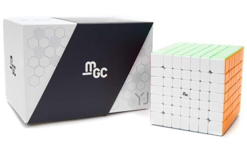 YJ MGC 7x7 Magnetischer Speedcube (offizieller USA-Händler) ohne Aufkleber (hell) von SPEED CUBE