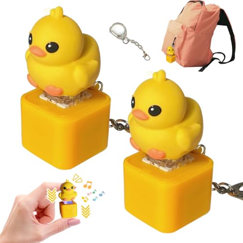 Duckeys Quacking Fidget Toy,2 Stück Duck Keycap Fidget Spielzeug,Duckeys Keycap Schlüsselanhänger,Quackendes Enten-Zappelspielzeug Lichtern,zur Dekompression Dekorati Duckeys Quacking Fidget Toy,2 Stück Duck Keycap Fidget Spielzeug,Duckeys Keycap Schlüsselanhänger,Quackendes Enten-Zappelspielzeug Lichtern,zur Dekompression Dekorati von SPERMUOY