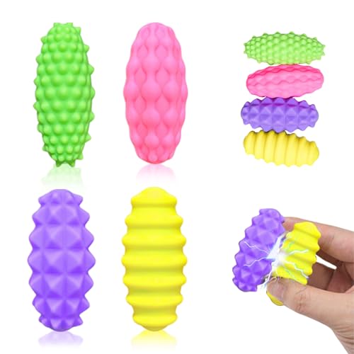 Magnetische Fidget Toys,4 Stück Magnetische sensorik bälle adhs hilfsmittel Magnetkugeln Anti Stress Bälle,adhs Spielzeug Magnetkugeln Stress Spielzeug für Zuhause & Büro von SPERMUOY