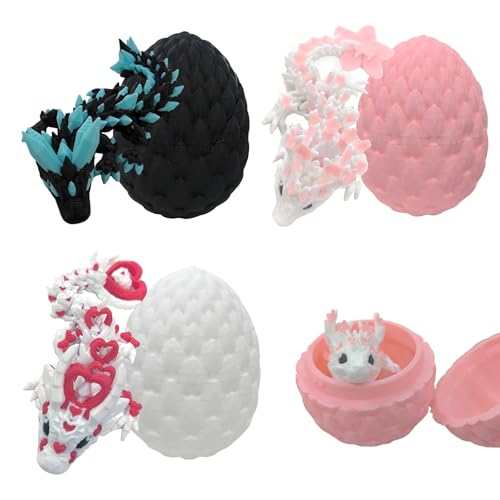 SPERMUOY 3D drucker drachenei mit Drache,3 Stück 3D gedrucktes Drachenei 3D Drache im Ei 3D Drachenei Beweglicher drachenei mit Drache für Zuhause, Wohnzimmer, Kinder, Lotus SPERMUOY 3D drucker drachenei mit Drache,3 Stück 3D gedrucktes Drachenei 3D Drache im Ei 3D Drachenei Beweglicher drachenei mit Drache für Zuhause, Wohnzimmer, Kinder, Lotus von SPERMUOY