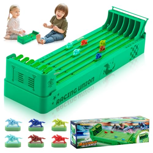 SPERMUOY Pferderennen Spiel,Horse Racing Game Pferderennen tischspiel Pferderennen Spiel Elektrisch Horse Racing Game für Erwachsene und Kinder,Tischspiele Pferde Spiele für Familien Partys von SPERMUOY
