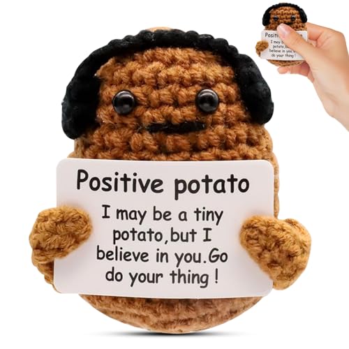 SPERMUOY Positive kartoffel,Lustige Positive Kartoffe,Pocket Hug Positive Potato,Positive Potato mini kartoffel positiv,Positive Potato Inspirational Pocket Hug für Freunde Eltern Kinder von SPERMUOY