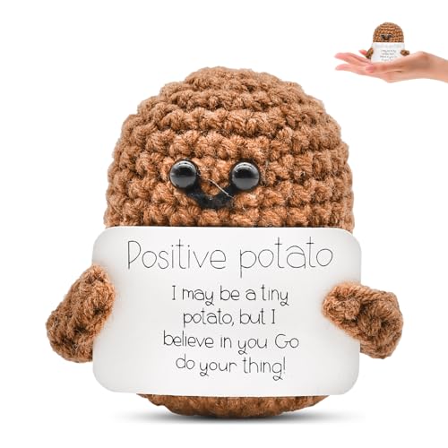 SPERMUOY Positive kartoffel deutsch,Positive Potato Pocket Hug Positive Kartoffel,Positive Potato deutsch Positive kartoffel,Positive Potato Pocket Hug Glücksbringer for Family, Boyfriend, Gifts von SPERMUOY