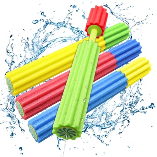 SPERMUOY Wasserpistole Schaumstoff,Bunte Spritzpistole Wasserspritze Schaum Wasserspritzpistole Strandspielzeug,Wasserpistole Kinder Spritzpistole (B) von SPERMUOY