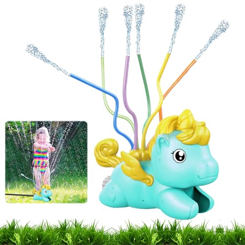 SPERMUOY Outdoor Wassersprinkler Kinder,Wasserspielzeug Outdoor Garten Rasensprenger Kinder,Wassersprinkler Spielzeug Outdoor Wasserspielzeug Sprinkler für Jungen Mädchenr von SPERMUOY