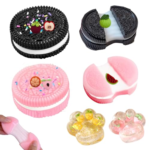 SPERMUOY katzenpfoten Squishy,4 Stück Anti Stress katzenpfote mit 2 Stück Biscuit Stress Relief Toy,katzenpfoten Spielzeug Cat Paw Squishy,Fufu Squishy für Kinder Erwachsene SPERMUOY katzenpfoten Squishy,4 Stück Anti Stress katzenpfote mit 2 Stück Biscuit Stress Relief Toy,katzenpfoten Spielzeug Cat Paw Squishy,Fufu Squishy für Kinder Erwachsene von SPERMUOY