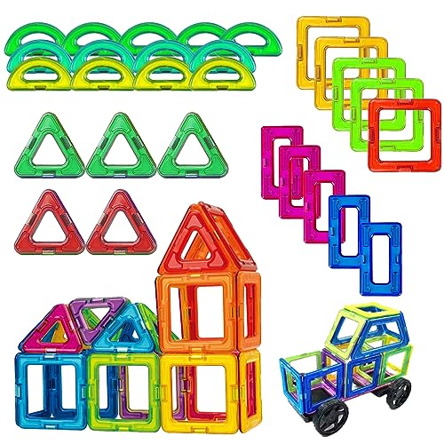 SPHERETRON Magnetische Bausteine 28 Teiles Magnet Spielzeug Kinder Magnetic Building Blocks Konstruktion Bauen Blöcke Set für Kinder Spielzeug für 3 4 5 6 7 8 Jahre Alte Lernspielzeug Geschenk von SPHERETRON