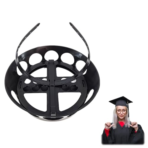 SPHERETRON Graduation Cap Holder Secures Your Graduation Cap Headband Abschluss Zubehör Secures Headband Insert Graduation Cap Headband (A) von SPHERETRON