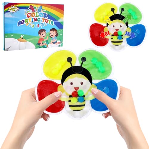 SPHERETRON Sensorik Spielzeug Sensorisches Spielzeug Bienen Spielzeugs Autismus Farben Sortierspiel Sensory Play Kinde Autismus Spielzeugs Motorikspielzeug Für Kinder Mädchen Jungen 2+ Jahre von SPHERETRON