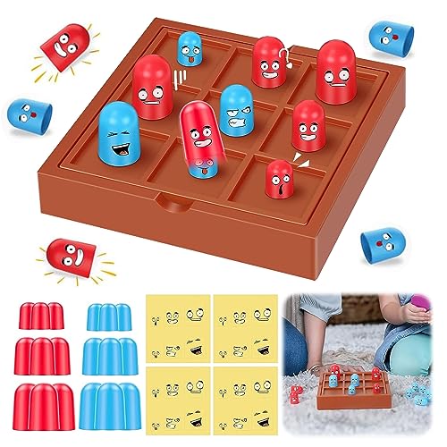 Tic Tac Toe Spiel Tic Tac Toe Tischspiele Dobblespiel Tic Tac MiNi Interaktives Brettspiele Spieler Stapelbecher Spielzeug Brettspie Risiko Brettspiel Klassisches Brettspiel Für Erwachsene Und Kinde von SPHERETRON