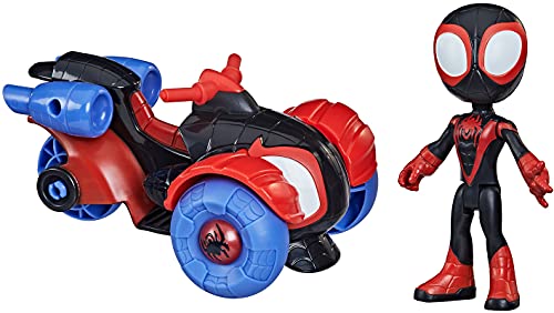 SPIDEY AND HIS AMAZING FRIENDS Hasbro Miles Morales Action-Figur und Techno-Racer Fahrzeug, für Kinder ab 3 Jahren, F1941, Mehrfarbig SPIDEY AND HIS AMAZING FRIENDS Hasbro Miles Morales Action-Figur und Techno-Racer Fahrzeug, für Kinder ab 3 Jahren, F1941, Mehrfarbig von Spidey and his Amazing Friends