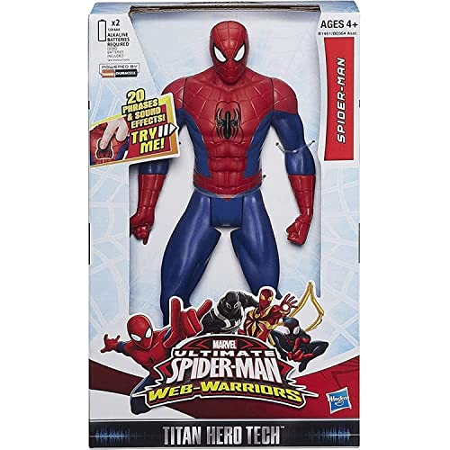 Marvel Ultimate Spider-Man Web Krieger Titan Held Tech Elektronische Reden Spider-Man 30cms von SPIDER-MAN