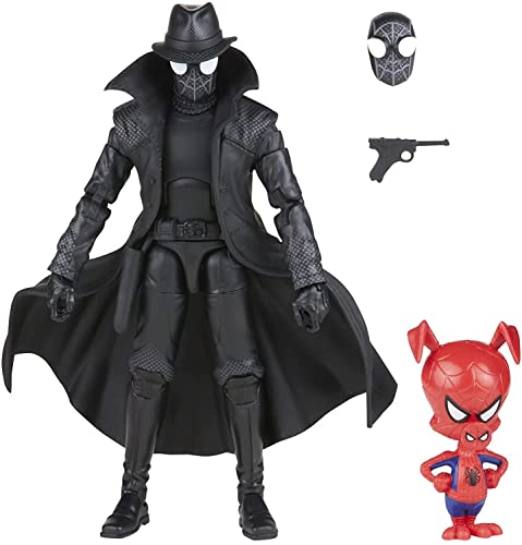 SPIDER-MAN Hasbro Marvel Legends Series 60th Anniversary Noir (15 cm) Ham Action-Figuren, 2 Accessoires, Multi, F3443 von SPIDER-MAN