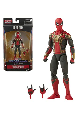 Spider-Man Spiderman F3018 Marvel Legends Series Integrierter Anzug 15,2 cm Sammelfigur Actionfigur Spielzeug, 2 Accessoires, Mehrfarbig Spider-Man Spiderman F3018 Marvel Legends Series Integrierter Anzug 15,2 cm Sammelfigur Actionfigur Spielzeug, 2 Accessoires, Mehrfarbig von SPIDER-MAN