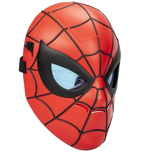 SPIDER-MAN-Man Marvel Maske mit Lichteffekt, als Ergänzung Kostüm und für kleine Fans von großen Superhelden, mit verstellbarem Riemen SPIDER-MAN-Man Marvel Maske mit Lichteffekt, als Ergänzung Kostüm und für kleine Fans von großen Superhelden, mit verstellbarem Riemen von Hasbro