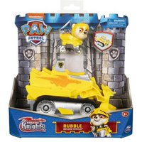SPIN MASTER 41460 PAW Patrol, Rescue Knights Basis Fahrzeug Spielzeugauto von Rubble mit Welpenfigur von SPIN MASTER™