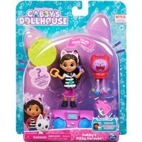 SPIN MASTER 6062027 Gabby‘s Dollhouse Cat-tivity Set, Kitty Karaoke Party - Musik Set mit Gabby und DJ Katzenminze (engl. Catnip), 2 Zubehörteilen, Überraschungsbox und Möbelstück, geeignet für Kinder ab 3 Jahren von SPIN MASTER™