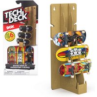 SPINMASTER 6076686 TED Tech Deck - Fingerboard Ständer mit 3 kompletten Boards und Zubehör von SPIN MASTER™