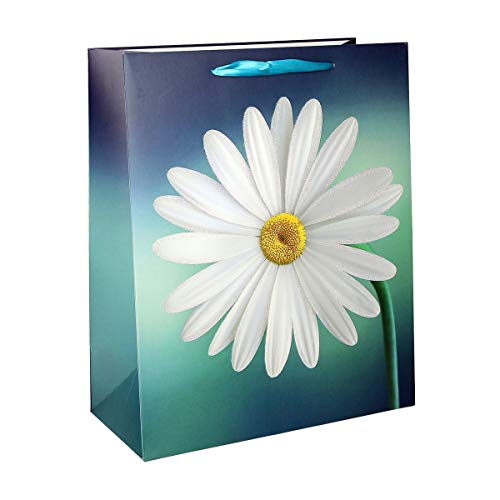 SPIRIT 404524 SB Geschenktüte, Flowers Design 6, 210gsm, XL-Size (30x40x12cm), 10 STK, Farbig Seortiert von SPIRIT