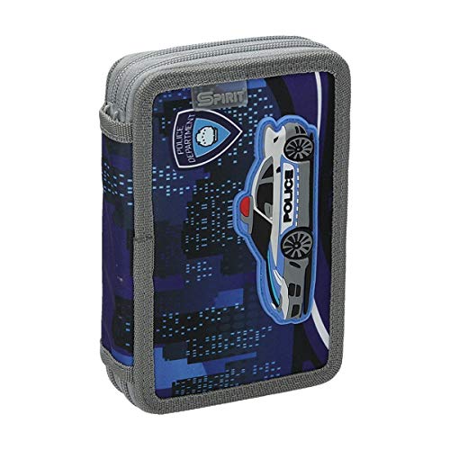SPIRIT TTS Schüler-Etui für Schreibwaren Federtasche Stifte-Tasche BleistifthalterStifthalter Federmappe Für Mädchen Teenager Jungen Mäppchen Große Kapazitätfür Schüler Student 3D "Polizei ", 2 Zipp SPIRIT TTS Schüler-Etui für Schreibwaren Federtasche Stifte-Tasche BleistifthalterStifthalter Federmappe Für Mädchen Teenager Jungen Mäppchen Große Kapazitätfür Schüler Student 3D "Polizei ", 2 Zipp von SPIRIT