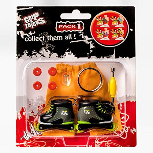 SPIRITRIDERS GRIP TRICKS FROLLER-M1 Grip & Tricks - Finger Roller - Mini Roller Freestyle Pack1 - Mini Inline Skate Freestyle von SPIRITRIDERS GRIP TRICKS