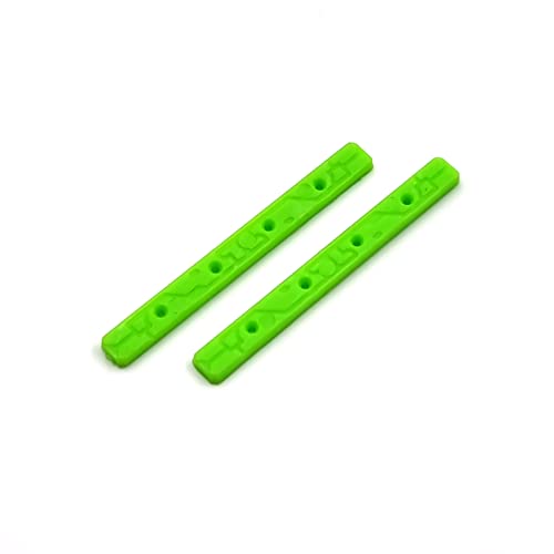 SPITBOARDS Fingerboard Board Rails Boardrails Set of 2 with Screws - Green von SPITBOARDS