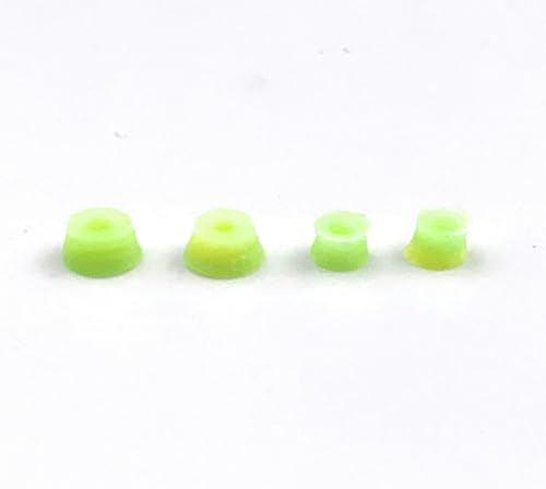 SPITBOARDS Fingerboard Swirl Bushings Duro Series 78A Lemon Yellow von SPITBOARDS