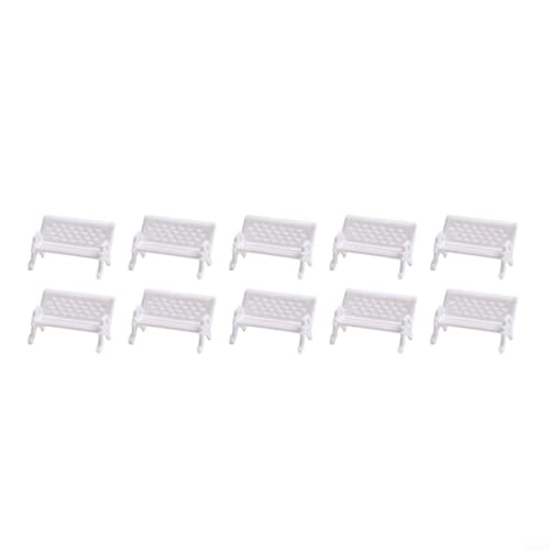 Dollhouse Furniture Essentials Miniatur-Parkstuhl-Set, erhältlich in Packungen mit 10 oder 100 Stück (S 10 Stück) von SPORTARC