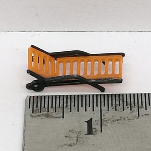 Realistisches Strandkorb-Set, 10-teilig, entworfen für HO-Zug-Enthusiasten, tolle Ergänzung für jedes Layout (1:150) von SPORTARC