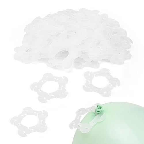 SPRHR Luftballon Klemmen 100 Stücke Blumen Form Ballon Clip, Ballonbogen, Ballon-Styling-Clip für Partys und Hochzeiten SPRHR Luftballon Klemmen 100 Stücke Blumen Form Ballon Clip, Ballonbogen, Ballon-Styling-Clip für Partys und Hochzeiten von SPRHR
