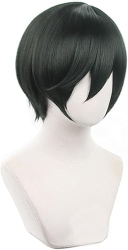 Nagi Blue Lock Cosplay Fußball Outfits Isagi Yoichi Trikot Fußball Sport Trainingsanzüge Sportbekleidung Kits und Overall für Halloween Rollenspiel Kostüm Vollsets (Rin Itoshi Cosplay Perücke von SPSMOKH