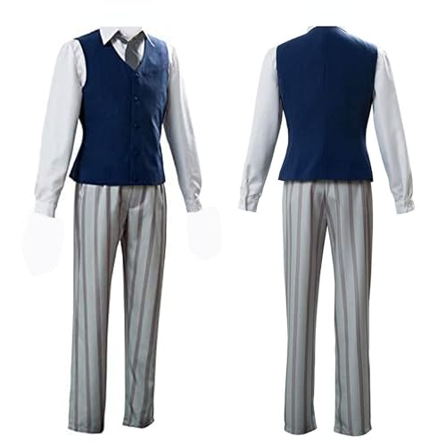 SPSMOKH Anime Beastars Cosplay Kostüm Wolf Legoshi Hemd Uniform Anzug Kaninchen Mädchen Haru JK Schuluniform Kleid Paar Kostüm für Herren Damen (Legoshi, M) von SPSMOKH