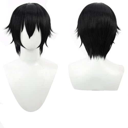 SPSMOKH Anime Code Geass: Lelouch of The Rebellion Cosplay Kostüm Full Sets Lelouch Cosplay Uniform Anzüge für Halloween Rollenspiel Outfits (Cospaly Perücke, Einheitsgröße) von SPSMOKH