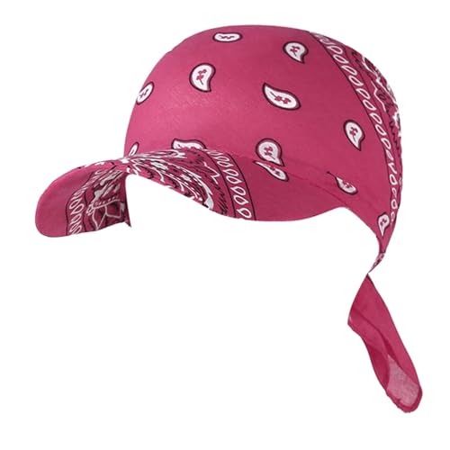 SPSMOKH Baumwollvisier Bandana - Blumendruck Sonnenhut Muslimischer Kopftuch Hut Golf Baseball Cap Geflochtene Mütze Anti-UV Turban Kopfbedeckung für Sommer Chemo Patienten (A1 Hot Pink, Einheitsgröße SPSMOKH Baumwollvisier Bandana - Blumendruck Sonnenhut Muslimischer Kopftuch Hut Golf Baseball Cap Geflochtene Mütze Anti-UV Turban Kopfbedeckung für Sommer Chemo Patienten (A1 Hot Pink, Einheitsgröße von SPSMOKH