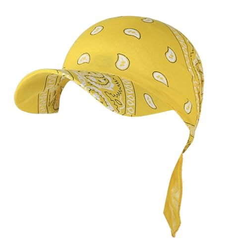 SPSMOKH Baumwollvisier Bandana – Sonnenhut mit Blumendruck, muslimischer Kopftuch, Golf-Baseballkappe, geflochtener Hut, Anti-UV-Turban-Kopfbedeckung für Sommer-Chemo-Patienten (A1, Gelb SPSMOKH Baumwollvisier Bandana – Sonnenhut mit Blumendruck, muslimischer Kopftuch, Golf-Baseballkappe, geflochtener Hut, Anti-UV-Turban-Kopfbedeckung für Sommer-Chemo-Patienten (A1, Gelb von SPSMOKH