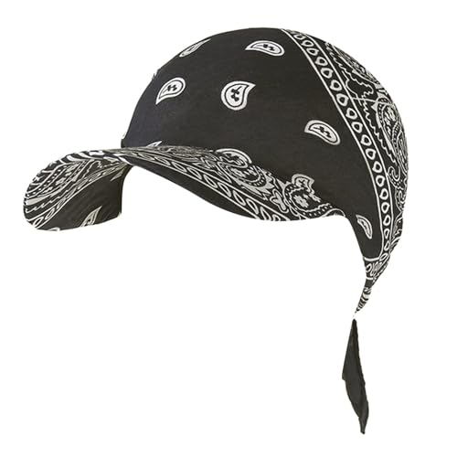 SPSMOKH Baumwollvisier Bandana – Sonnenhut mit Blumendruck, muslimischer Kopftuch, Golf-Baseballkappe, geflochtener Hut, Anti-UV-Turban-Kopfbedeckung für Sommer-Chemo-Patienten (A1, schwarz SPSMOKH Baumwollvisier Bandana – Sonnenhut mit Blumendruck, muslimischer Kopftuch, Golf-Baseballkappe, geflochtener Hut, Anti-UV-Turban-Kopfbedeckung für Sommer-Chemo-Patienten (A1, schwarz von SPSMOKH
