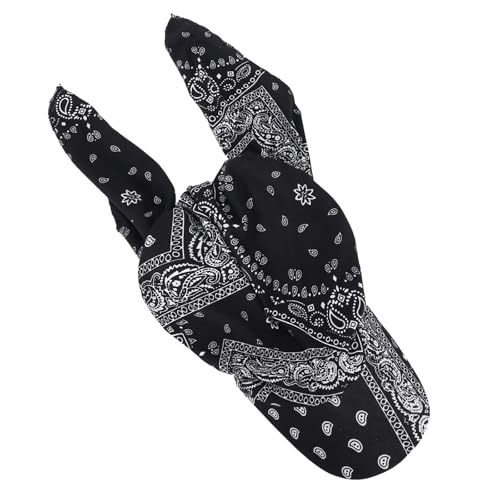 SPSMOKH Baumwollvisier Bandana – Sonnenhut mit Blumendruck, muslimischer Kopftuch, Golf-Baseballkappe, geflochtener Hut, Anti-UV-Turban-Kopfbedeckung für Sommer-Chemo-Patienten (A8, schwarz SPSMOKH Baumwollvisier Bandana – Sonnenhut mit Blumendruck, muslimischer Kopftuch, Golf-Baseballkappe, geflochtener Hut, Anti-UV-Turban-Kopfbedeckung für Sommer-Chemo-Patienten (A8, schwarz von SPSMOKH