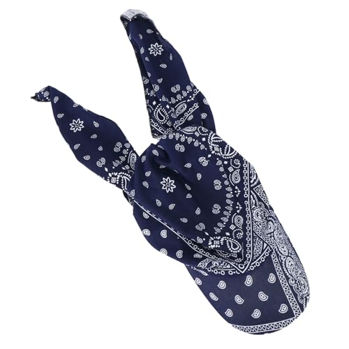SPSMOKH Baumwollvisier Bandana – Sonnenhut mit Blumendruck, muslimischer Kopftuch, Golf-Baseballkappe, geflochtener Hut, Anti-UV-Turban-Kopfbedeckung für Sommer-Chemo-Patienten (A8 Marineblau SPSMOKH Baumwollvisier Bandana – Sonnenhut mit Blumendruck, muslimischer Kopftuch, Golf-Baseballkappe, geflochtener Hut, Anti-UV-Turban-Kopfbedeckung für Sommer-Chemo-Patienten (A8 Marineblau von SPSMOKH