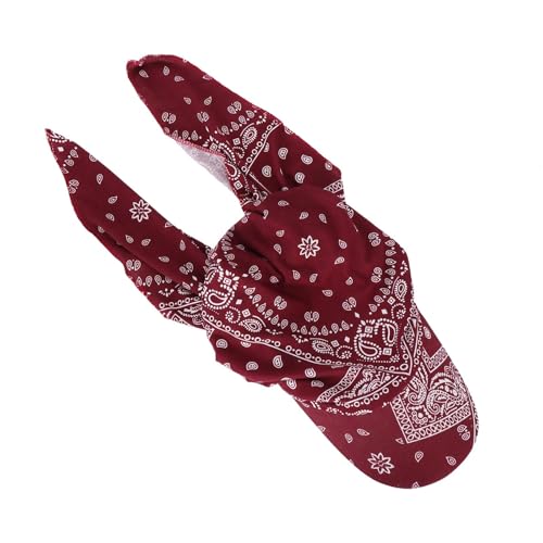 SPSMOKH Baumwollvisier Bandana – Sonnenhut mit Blumendruck, muslimischer Kopftuch, Golf-Baseballkappe, geflochtener Hut, Anti-UV-Turban-Kopfbedeckung für Sommer-Chemo-Patienten (A8 Wein, Einheitsgröße SPSMOKH Baumwollvisier Bandana – Sonnenhut mit Blumendruck, muslimischer Kopftuch, Golf-Baseballkappe, geflochtener Hut, Anti-UV-Turban-Kopfbedeckung für Sommer-Chemo-Patienten (A8 Wein, Einheitsgröße von SPSMOKH