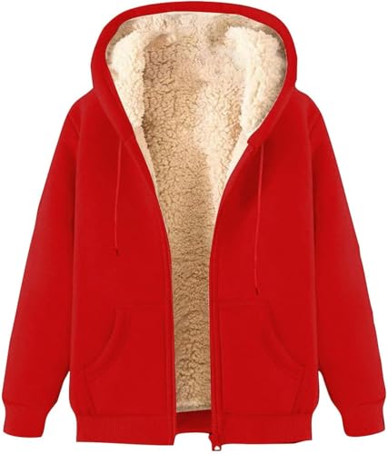 SPSMOKH Herren-Fleece-Jacken, durchgehender Reißverschluss, Strickjacke für Herren, UK-Kapuzenpullover mit Kapuze, Sherpa-Jacken, Herren-Fleece-Kapuzenpullover, langärmelig, winddicht, warm, dicke SPSMOKH Herren-Fleece-Jacken, durchgehender Reißverschluss, Strickjacke für Herren, UK-Kapuzenpullover mit Kapuze, Sherpa-Jacken, Herren-Fleece-Kapuzenpullover, langärmelig, winddicht, warm, dicke von SPSMOKH