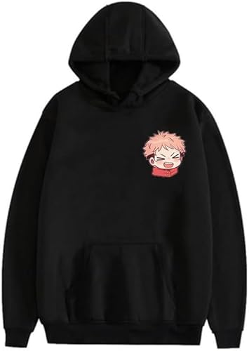 SPSMOKH JJK Gojo und Geto Cosplay-Kapuzen-Sweatshirt, Fushiguro Megumi/Sukuna/Itadori Yuji, lässig, modisch, Cartoon-Anime-Druck, langärmelig, Pullover, Kapuzenpullover, Weatshirt, Schwarz, Typ 8, M SPSMOKH JJK Gojo und Geto Cosplay-Kapuzen-Sweatshirt, Fushiguro Megumi/Sukuna/Itadori Yuji, lässig, modisch, Cartoon-Anime-Druck, langärmelig, Pullover, Kapuzenpullover, Weatshirt, Schwarz, Typ 8, M von SPSMOKH