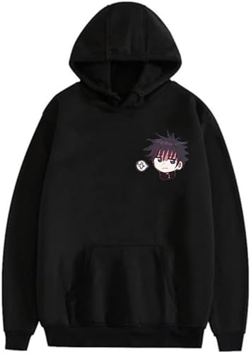 SPSMOKH JJK Gojo und Geto Cosplay-Kapuzen-Sweatshirt, Fushiguro Megumi/Sukuna/Itadori Yuji, lässig, modisch, Cartoon-Anime-Druck, langärmelig, Pullover, Kapuzenpullover, Weatshirt, Schwarz (Typ 6, S) SPSMOKH JJK Gojo und Geto Cosplay-Kapuzen-Sweatshirt, Fushiguro Megumi/Sukuna/Itadori Yuji, lässig, modisch, Cartoon-Anime-Druck, langärmelig, Pullover, Kapuzenpullover, Weatshirt, Schwarz (Typ 6, S) von SPSMOKH