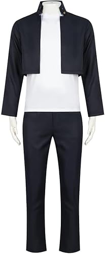 SPSMOKH JJK Kostüm Jogo/Haibara Yu/Aoi Todo Cosplay-Kostüm, Anime, japanische Schuluniform, Hemd, Jacke und Hose, komplettes Set für Halloween, Rollenspiel-Outfit (Haibara Yu, M) von SPSMOKH