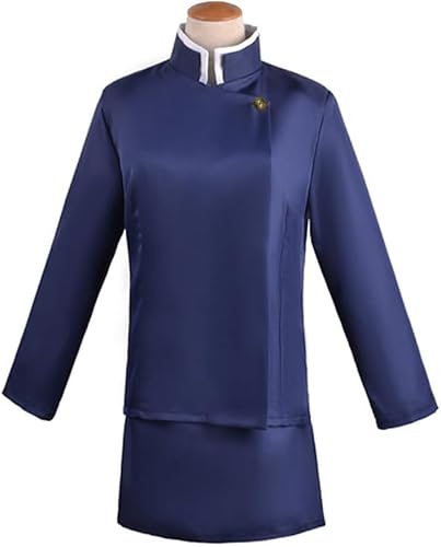 SPSMOKH JJK Kostüm Zenin Maki & Ieiri Shoko Cosplay Outfit Schuluniform Kleider Vollständige Sets für Halloween Anime Rollenspiele (Zenin Maki, XL) von SPSMOKH