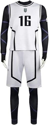 SPSMOKH Nagi Blue Lock Cosplay Fußball Outfits Isagi Yoichi Trikot Fußball Sport Trainingsanzüge Sportbekleidung Kits und Overall für Halloween Rollenspiel Kostüm Vollständige Sets (Bachira Meguru, S) SPSMOKH Nagi Blue Lock Cosplay Fußball Outfits Isagi Yoichi Trikot Fußball Sport Trainingsanzüge Sportbekleidung Kits und Overall für Halloween Rollenspiel Kostüm Vollständige Sets (Bachira Meguru, S) von SPSMOKH
