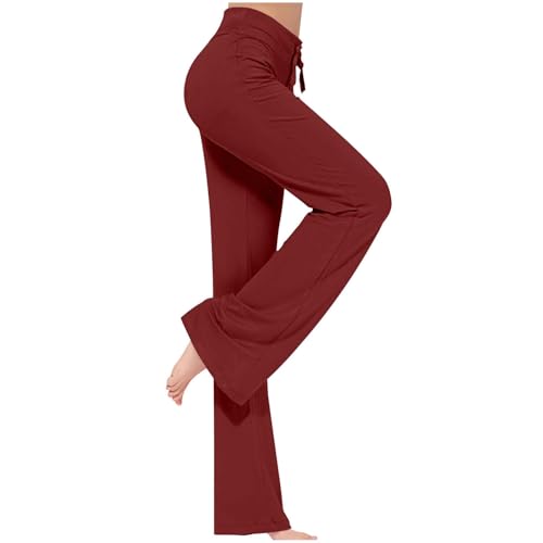 SPSMOKH Yoga-Leggings für Damen, ausgestellte Yogahose, hohe Taille, Workout, Bootcut-Hose, Kordelzug, Seitenstreifen, Workout, Fitnessstudio, Leggings, Sport, Laufmodell, Baumwolle, Übergröße SPSMOKH Yoga-Leggings für Damen, ausgestellte Yogahose, hohe Taille, Workout, Bootcut-Hose, Kordelzug, Seitenstreifen, Workout, Fitnessstudio, Leggings, Sport, Laufmodell, Baumwolle, Übergröße von SPSMOKH