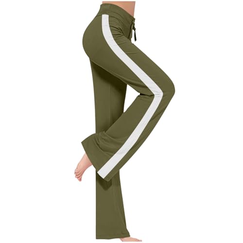 SPSMOKH Yoga-Leggings für Damen, ausgestellte Yogahose, hohe Taille, Workout, Bootcut-Hose, Kordelzug, Seitenstreifen, Workout, Fitnessstudio, Sport, Laufmodell, Baumwolle, Übergröße, Fitness (1 SPSMOKH Yoga-Leggings für Damen, ausgestellte Yogahose, hohe Taille, Workout, Bootcut-Hose, Kordelzug, Seitenstreifen, Workout, Fitnessstudio, Sport, Laufmodell, Baumwolle, Übergröße, Fitness (1 von SPSMOKH