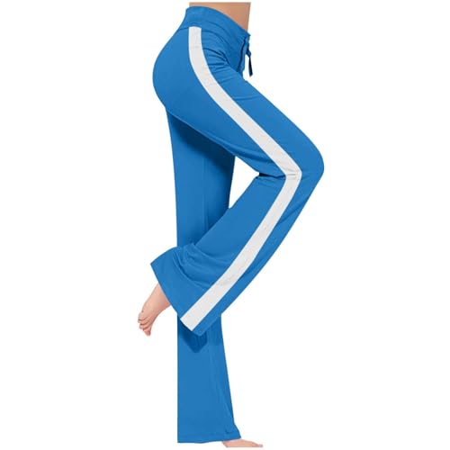 SPSMOKH Yoga-Leggings für Damen, ausgestellte Yogahose, hohe Taille, Workout, Bootcut-Hose, Kordelzug, Seitenstreifen, Workout, Fitnessstudio, Sport, Laufmodell, Baumwolle, Übergröße, Fitness (2#blau SPSMOKH Yoga-Leggings für Damen, ausgestellte Yogahose, hohe Taille, Workout, Bootcut-Hose, Kordelzug, Seitenstreifen, Workout, Fitnessstudio, Sport, Laufmodell, Baumwolle, Übergröße, Fitness (2#blau von SPSMOKH